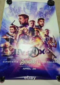 Affiche de film Avengers ENDGAME 4x6 pour abribus en double face Marvel avec Robert Downey et Chris Evan