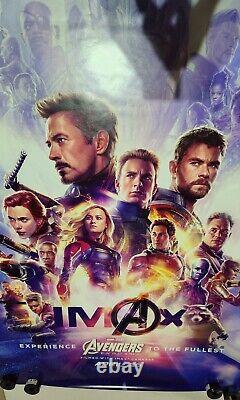 Affiche de film Avengers ENDGAME 4x6 pour abribus en double face Marvel avec Robert Downey et Chris Evan