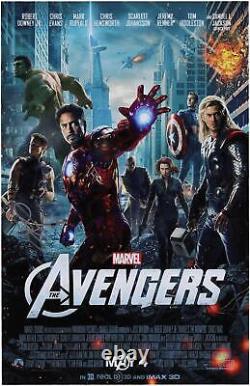 Affiche de film 'Avengers Endgame' de Don Cheadle, autographiée, format 11 x 17