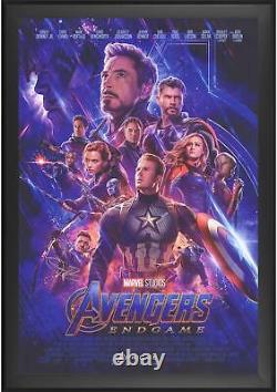 Affiche de film encadrée signée de Jeremy Renner Avengers Endgame 27 x 40