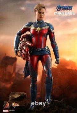 Avengers 4 Fin de partie Captain Marvel Figurine d'action Hot Toys à l'échelle 1/6e Nouveau.