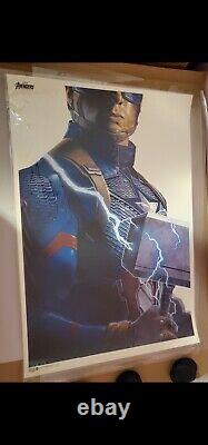 Avengers Captain America Poster Imprimer Phantom City Creative Pcc Mondo Endgame