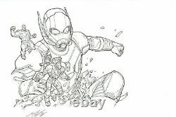 Avengers End Gant Man Hulk Art Original Steve Kurth Infinity War Movie