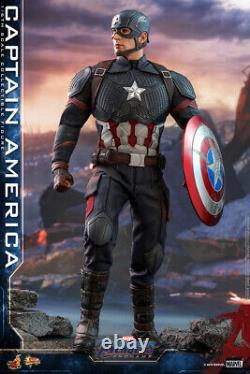 Avengers Endgame 1 6 Captain America Mms536 Hot Toys Film Masterpiece Nouveau Uno