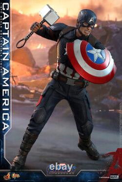 Avengers Endgame 1 6 Captain America Mms536 Hot Toys Film Masterpiece Nouveau Uno