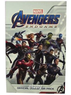 Avengers Endgame 24-carat Plaqué Or Commemorative Coin Ensemble Complet Marvel