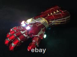 Avengers Endgame 4 Iron Man 11Nano Gants LED Thanos Infinity Gauntlet Portable
