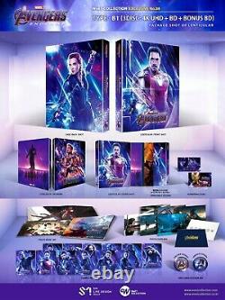 Avengers Endgame 4k+2d Blu-ray Steelbook Weet Collection #08 One Click Box Set
