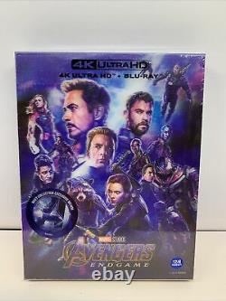 Avengers Endgame 4k Uhd +2d Blu-ray Acier La Collecte Weet