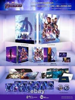 Avengers Endgame 4k Uhd + 2d Blu-ray Steelbook Boxset Weet Collection