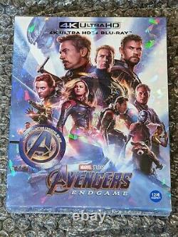 Avengers Endgame 4k Uhd Blu-ray Collection Weet Exclusive Steelbook Full Slip A2