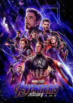 Avengers Endgame 4x6 Bus Shelter Ds Affiche De Cinéma Marvel Robert Downey Chris Evan