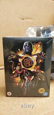 Avengers Endgame Blu Ray & 3d Blu Ray Steelbook (zavvi) & Thanos