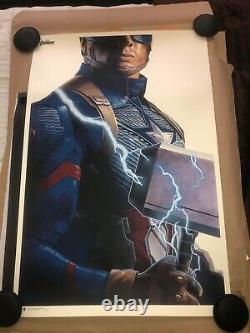 Avengers Endgame Captain America Mondo Poster Phantom City Creative 169/300