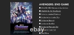 Avengers Endgame Fanatic Blufans Steelbook One Click Boxset Faible Nombre