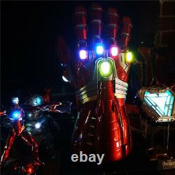 Avengers Endgame Iron Man Infinity Gauntlet Hulk Ver 11 Gants Full Metal Prop