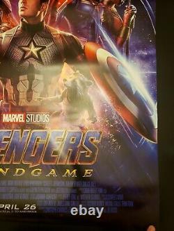 Avengers Endgame Original 2 Sided 27x40 Final Us Movie Poster Near Mint/mint