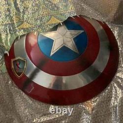 Avengers Endgame Réplique artisanale en métal du bouclier brisé de Captain America