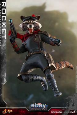 Avengers Endgame Rocket Raccoon Figurine à l'échelle 1/6 (2023) Hot Toys Nouveau
