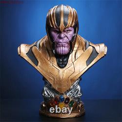 Avengers Endgame Thanos 1/2 Buste Figurine 38cm Resin Modèle Statue Avec Des Pierres Led