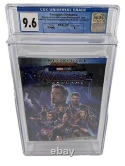 Avengers : Fin de partie (2019) Blu-ray Neuf Sous Blister avec Cover Évalué CGC 9.6 A+