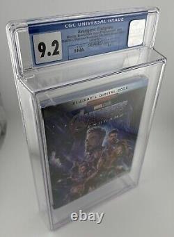 Avengers Fin de partie (2019) Blu-ray Neuf sous blister avec couverture rigide évaluée CGC 9.2 A+