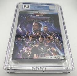 Avengers Fin de partie (2019) Blu-ray Neuf sous blister avec couverture rigide évaluée CGC 9.2 A+