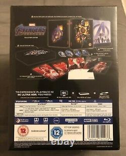 Avengers Fin du Jeu Édition Collector Steelbook 4K UHD Exclusivité Zavvi NOUVEAU