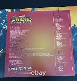 Boîte de Vinyles de la Bande Son d'Avengers Infinity War Endgame Mondo Alan Silvestri 6 LP