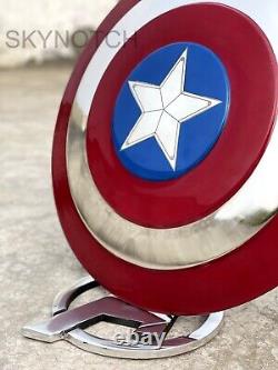 Bouclier de Captain America Avengers Endgame avec support debout - Article cadeau