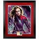 Brie Larson Autographié Avengers Endgame Captain Marvel 16x20 Photo Encadrée