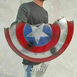 Captain America Broken Shield Metal Prop Replica Avengers Endgame Designer