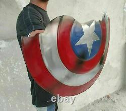 Captain America Broken Shield Metal Prop Replica Avengers Endgame Meilleurs Cadeaux