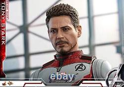 Chef-d'œuvre cinématographique Avengers Endgame 1/6 Figurine Tony Stark en tenue d'équipe Figurine d'action