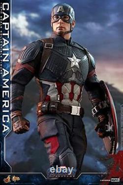 Chef-d'œuvre cinématographique Avengers Endgame 1/6 Figurine d'action Captain America Hot Toys