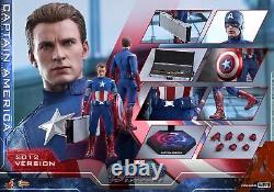 Chef-d'œuvre cinématographique Avengers Endgame Figurine d'action Captain America 2012 Hot Toys