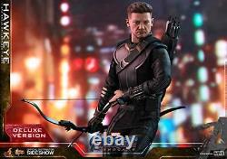 Chef-d'œuvre cinématographique Avengers Endgame Hawkeye avec figurine d'action Bonus Accessoire Hot Toys