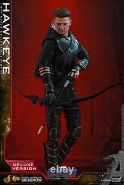 Chef-d'œuvre cinématographique Avengers Endgame Hawkeye avec figurine d'action accessoire bonus Hot Toys