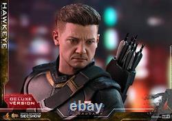 Chef-d'œuvre cinématographique Avengers Endgame Hawkeye avec figurine d'action accessoire bonus Hot Toys