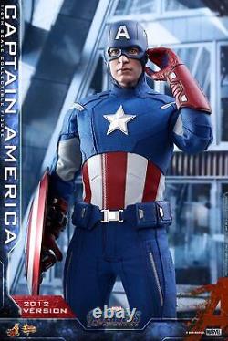 Chef-d'œuvre du cinéma Avengers Endgame Figurine d'action Captain America 2012 Hot Toys.