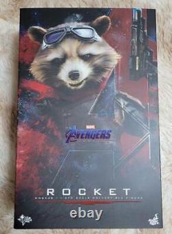 Chef-d'œuvre du film Avengers Endgame 1/6 Figurine d'action Rocket Hot Toys du Japon