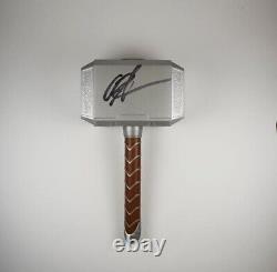 Chris Hemsworth Avengers Thor Endgame Autographié Battle Hammer Jsa Coa Signé