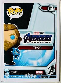 Chris Hemsworth Marvel Avengers Thor End Game Funko signé #1117 Témoin Beckett