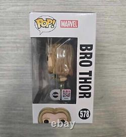 Chris Hemsworth a signé le Funko Bro Thor 578 Avengers Endgame authentifié par SWAU