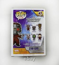 Chris Pratt Guardians Galaxy Endgame Avengers Auto Signé Funko Pop Psa/adn Coa