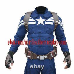 Costume Captain America Stealth Strike Combinaison Avec Accessoires Tissu Texturé