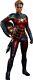 Figurine Captain Marvel Avengers/endgame De Hot Toys Movie Masterpiece En Bleu Mm#575