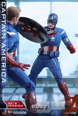 Figurine Hot Toys Avengers Endgame Captain America 2012 Version à l'échelle 1/6 en stock