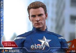 Figurine Hot Toys Avengers Endgame Captain America 2012 Version à l'échelle 1/6 en stock