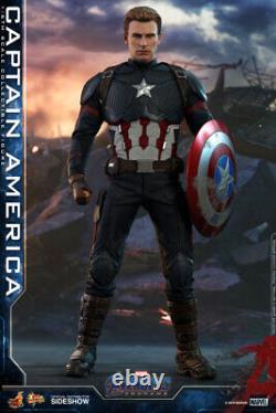 Figurine Hot Toys Captain America Avengers Endgame à l'échelle 1/6 Chris Evans MMS536